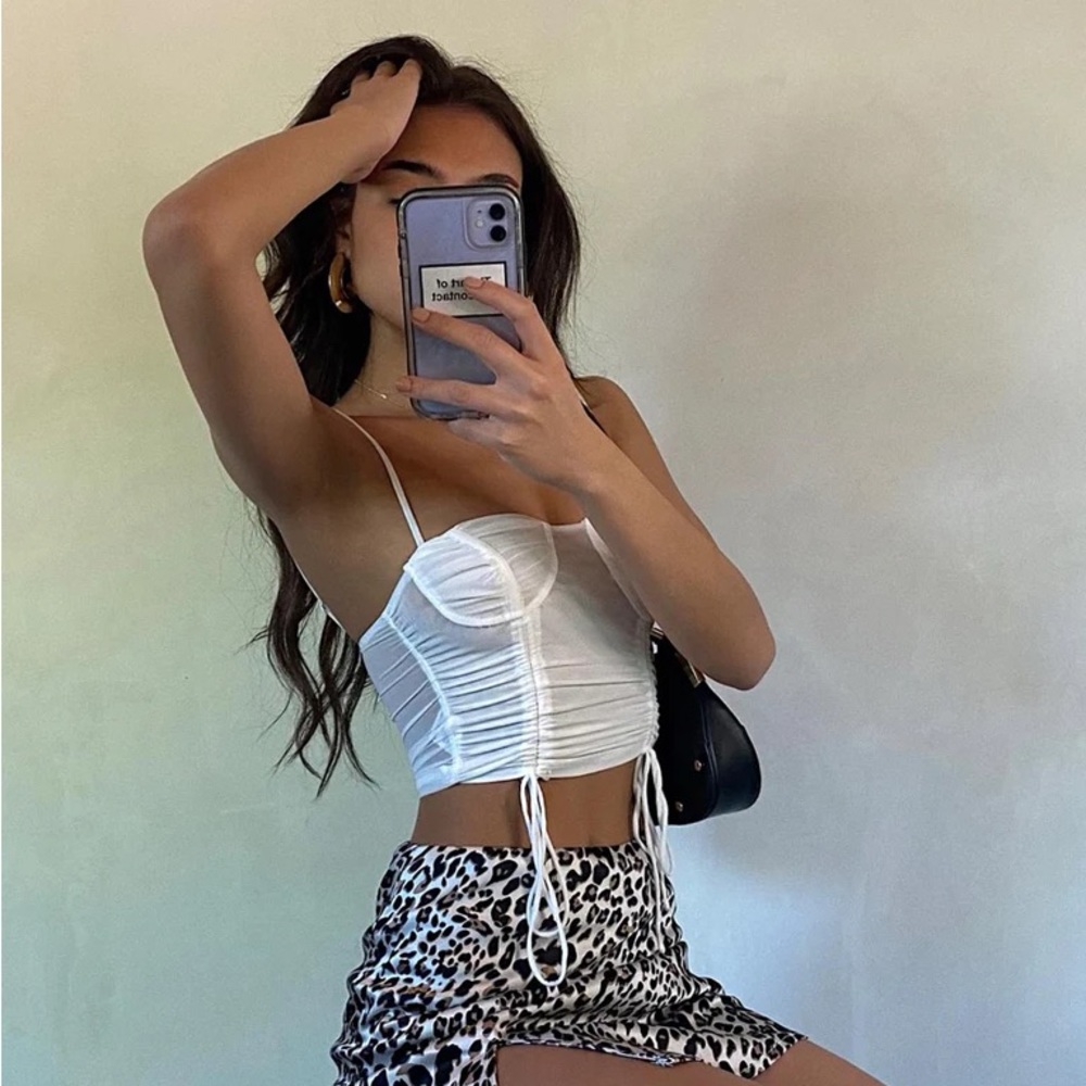 Shine Bright Crop Top Princess Polly SIZE 2-4